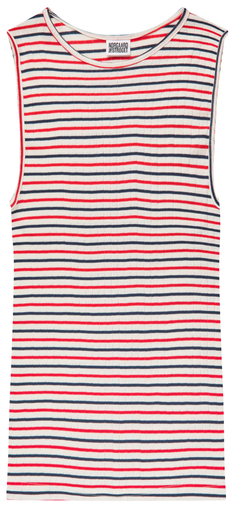 NPS Tank Top Tricolore, Ecru/Red/Marine - Image 2