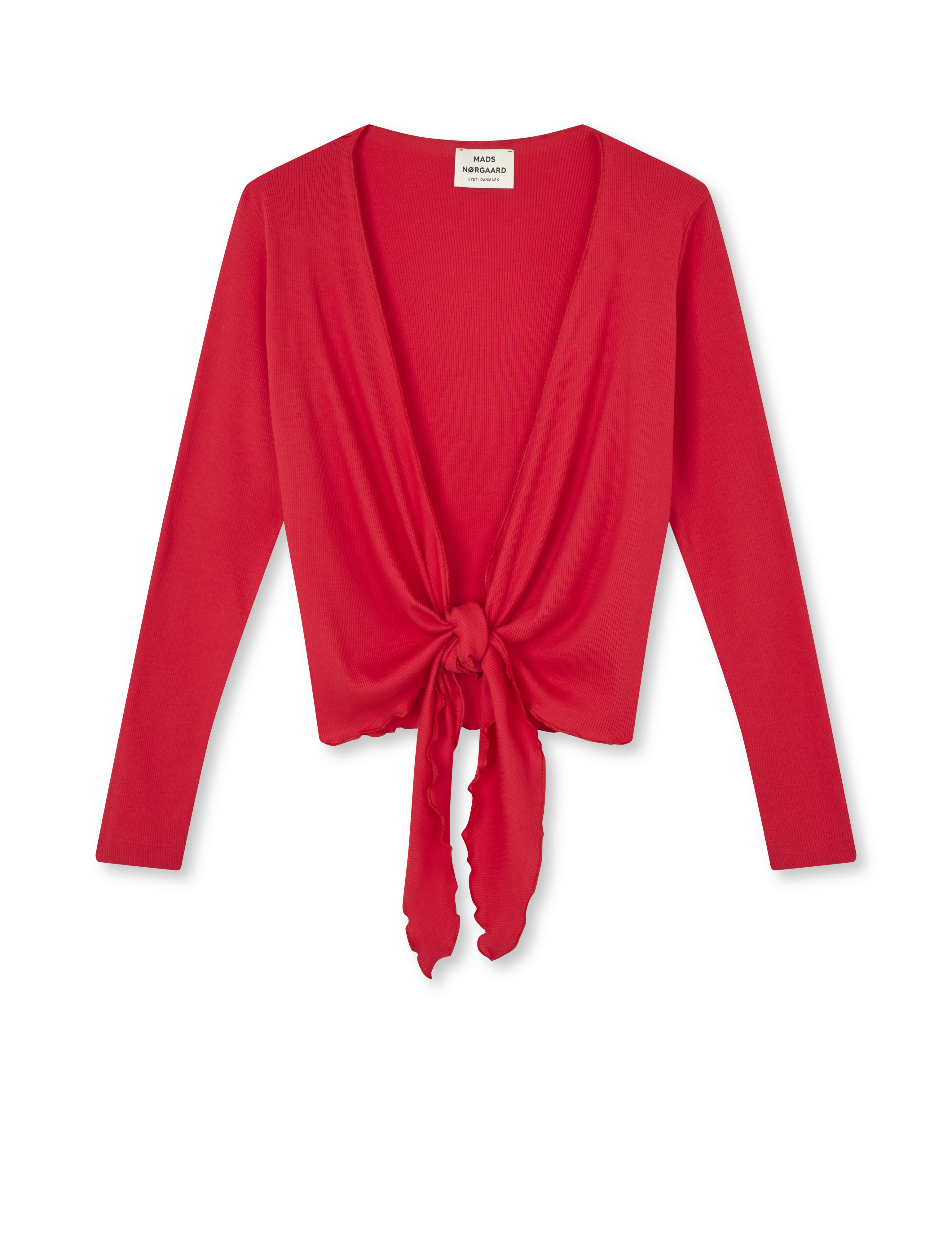 NPS Wrap Top Solid Colour, Red - Image 2