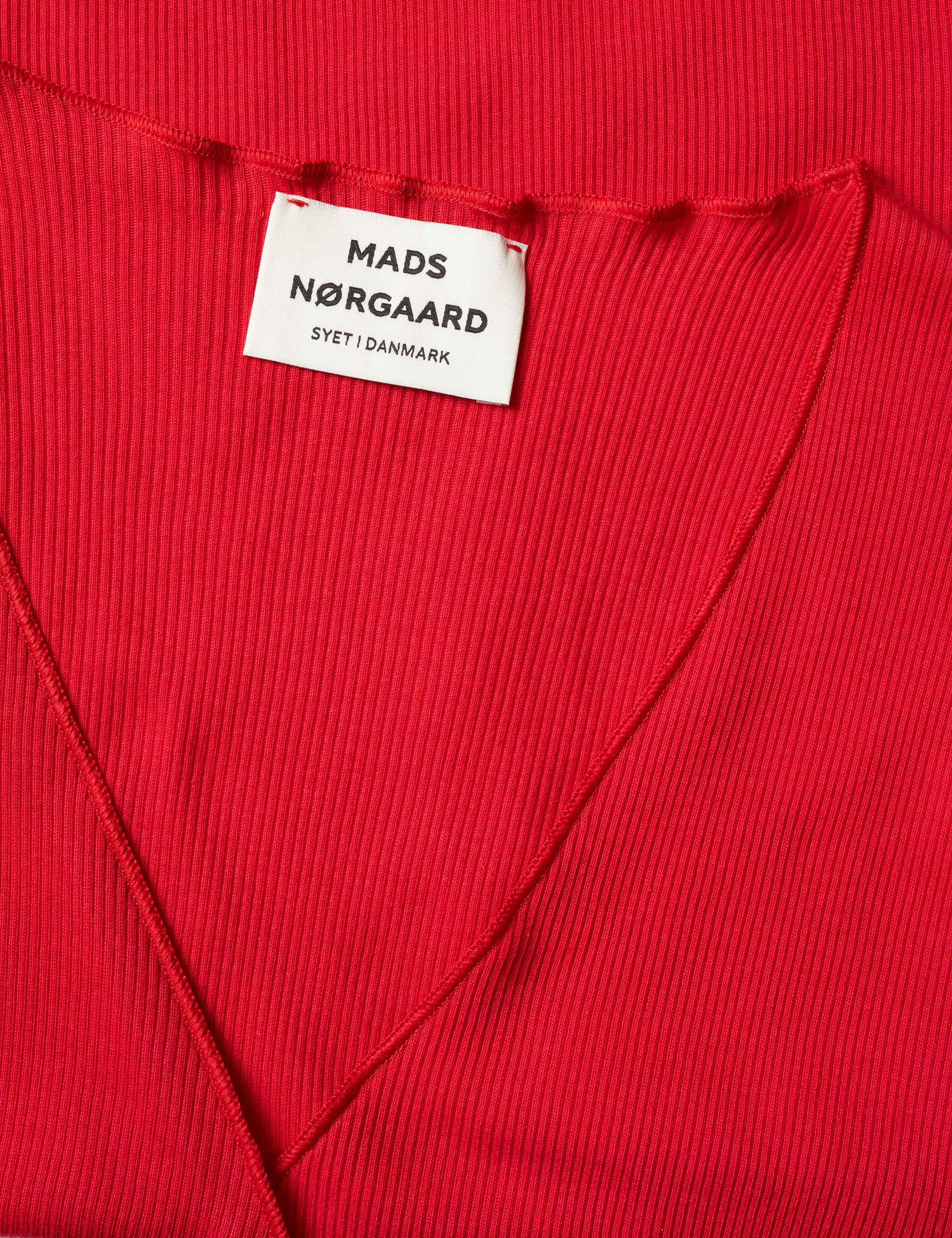 NPS Wrap Top Solid Colour, Red - Image 3