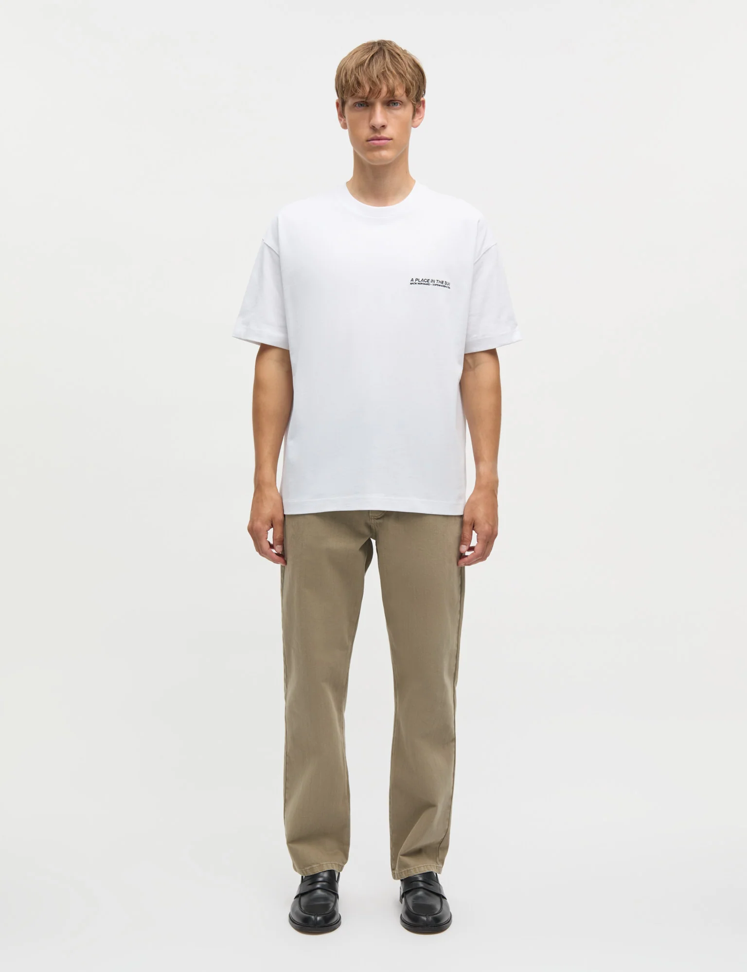 Open-End A Place Big Tee, White