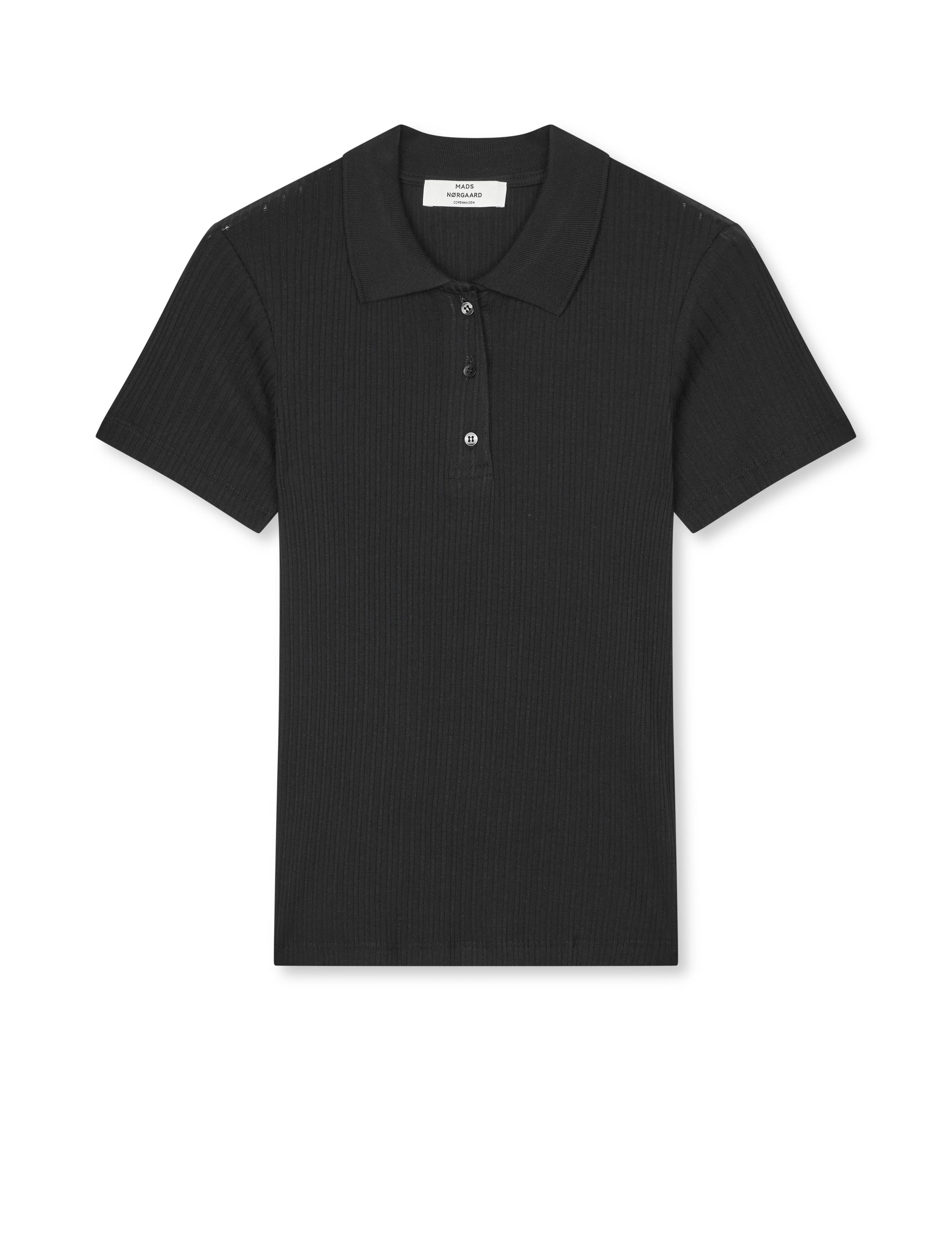 Pointella Layla Polo Tee, Black - Image 2