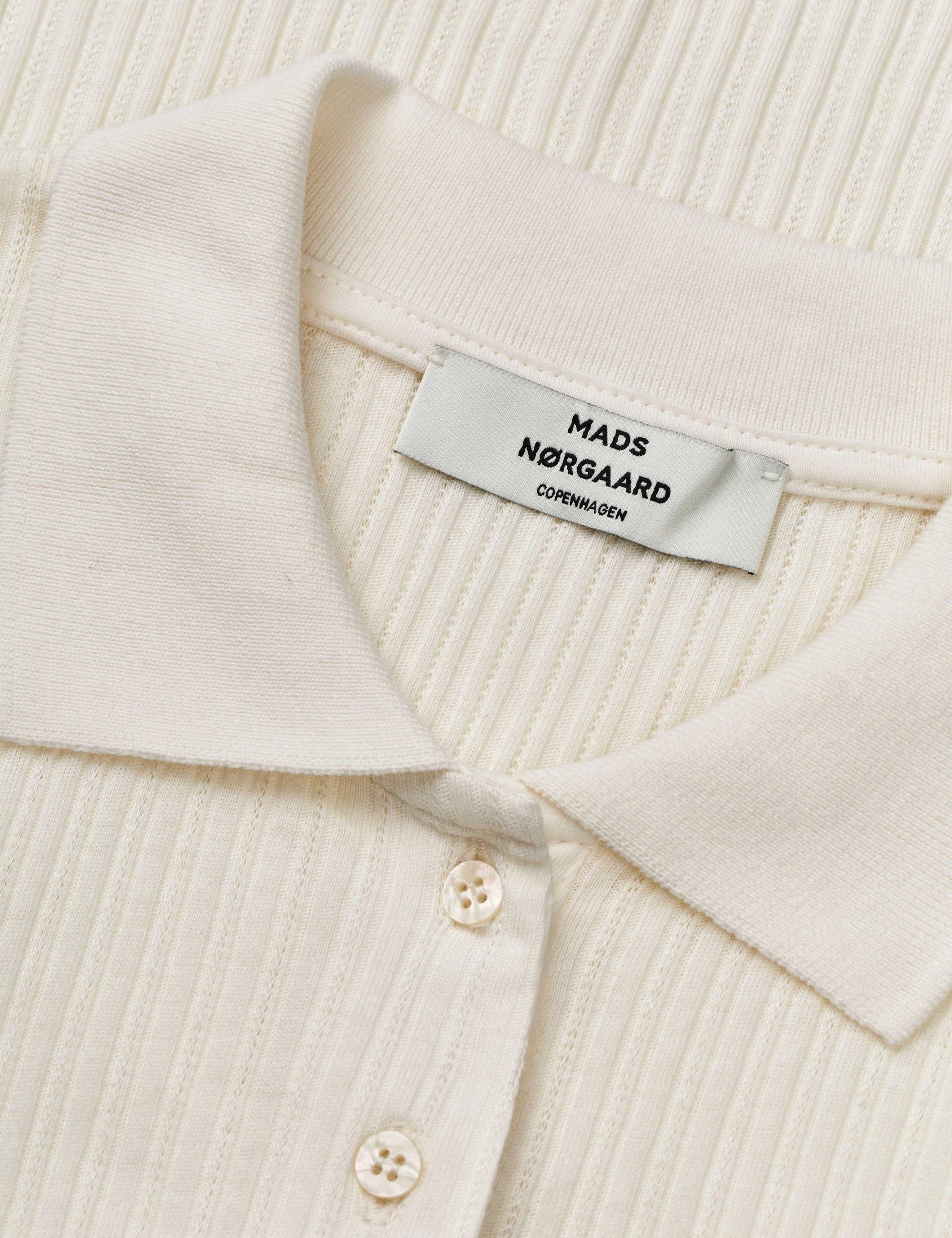 Pointella Layla Polo Tee, Vanilla Ice - Image 3