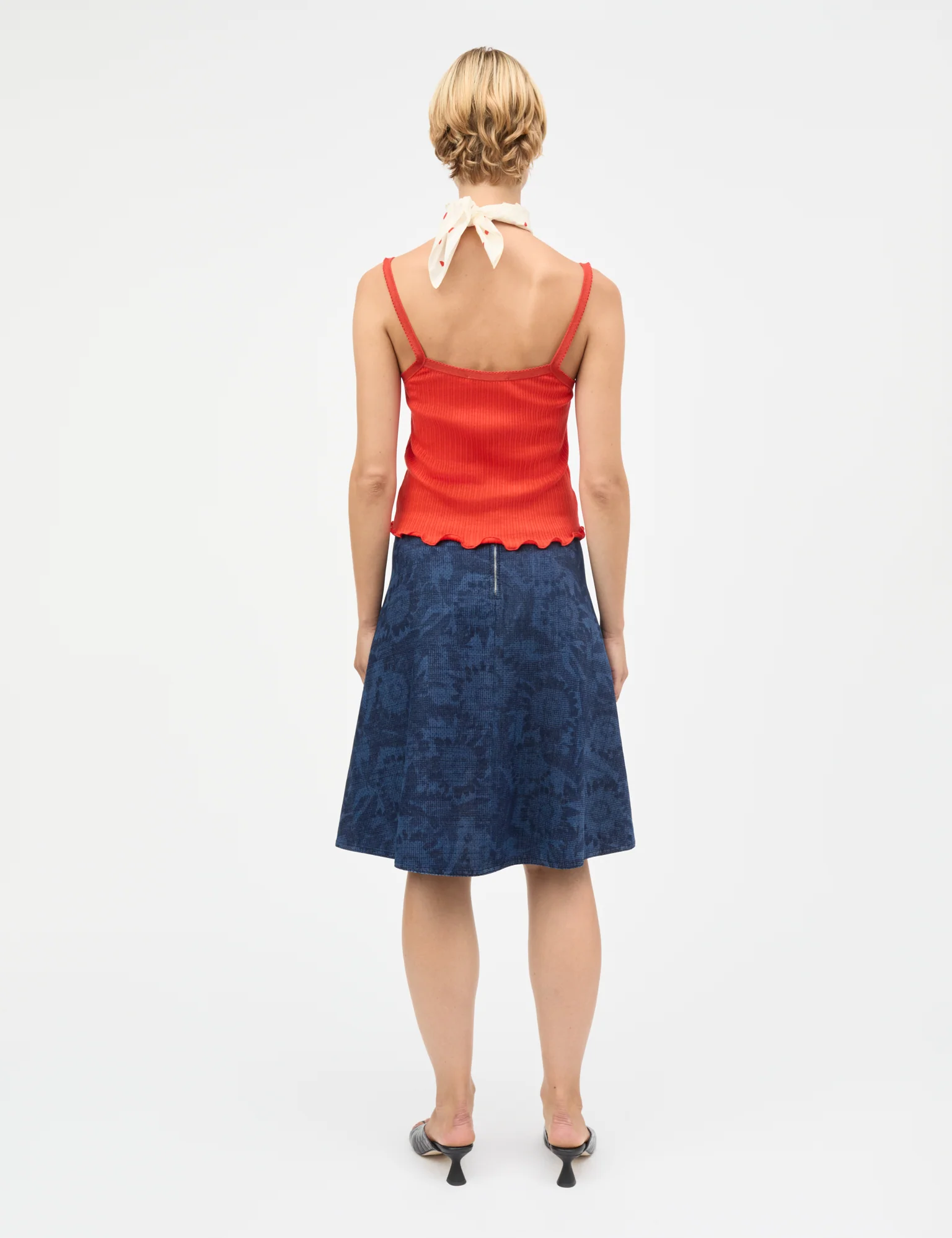 Pointella Trilla Top, Fiery Red - Image 4