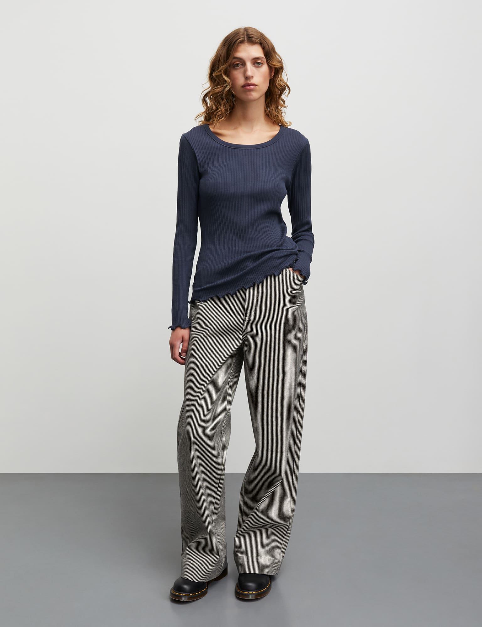 Pointella Troja Tee LS, Parisian Night - Image 2