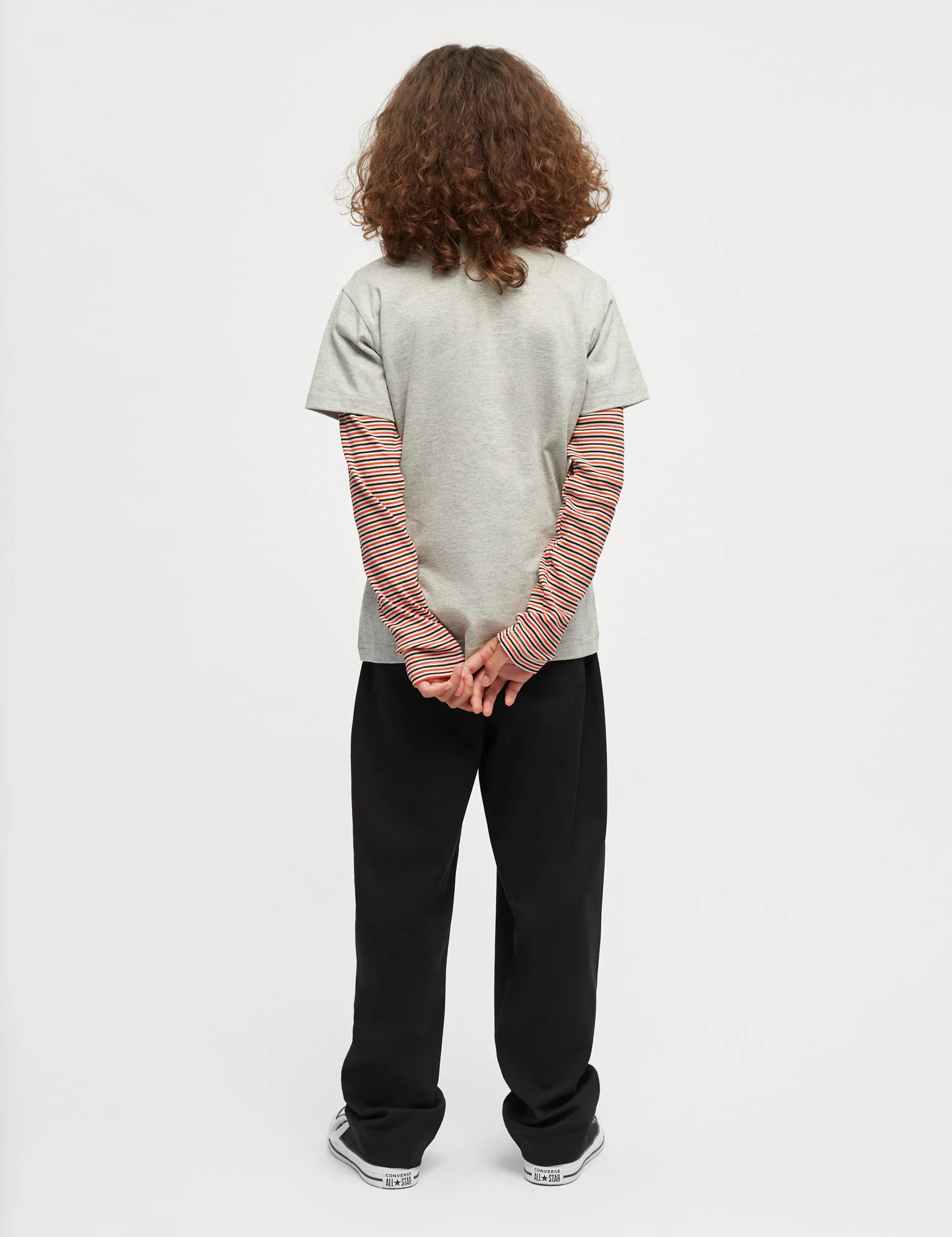 Printed Logo Thorlino Tee, Grey Melange - Image 5