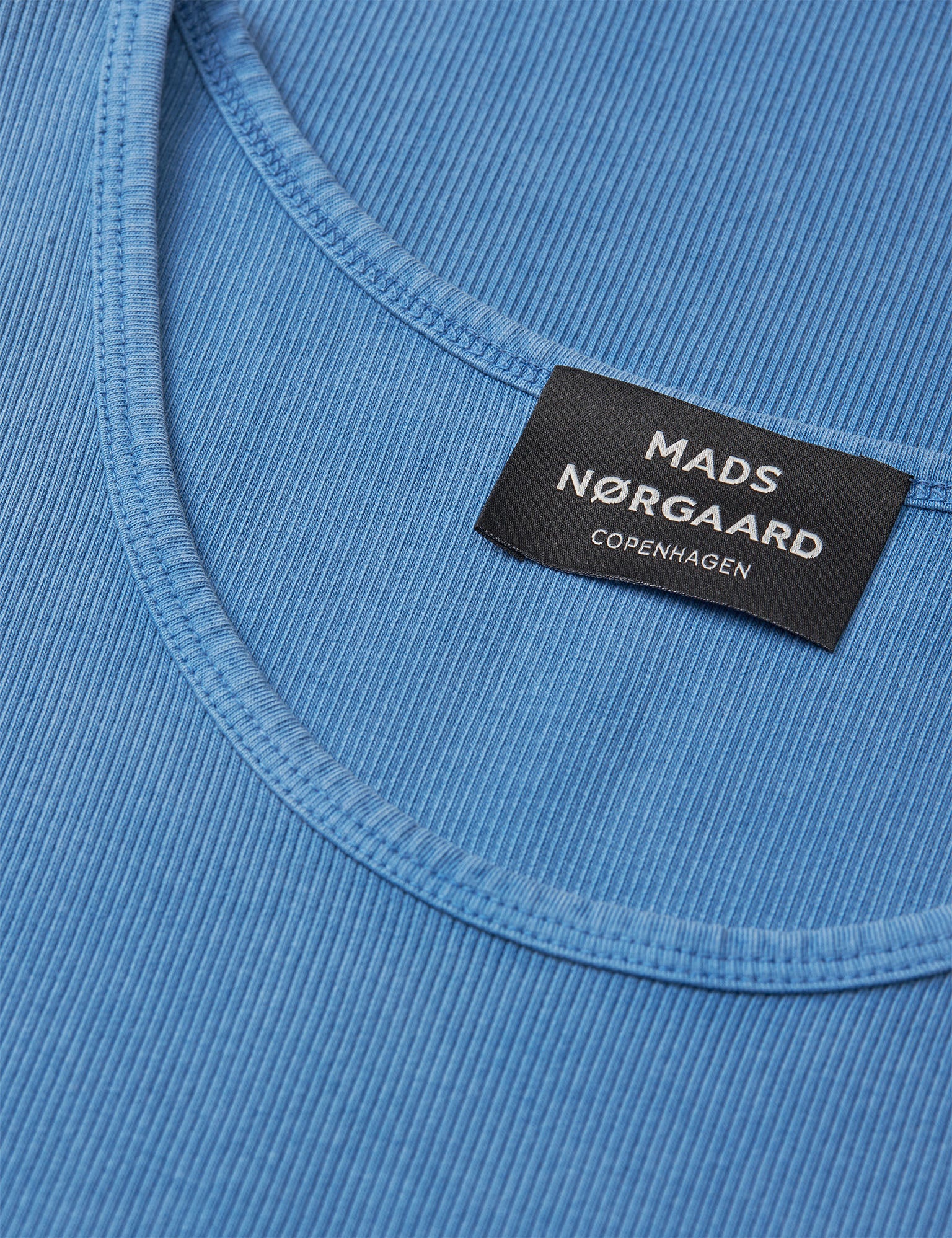 Rib Cotton Bruce Tanktop, Bright Cobalt - Image 3