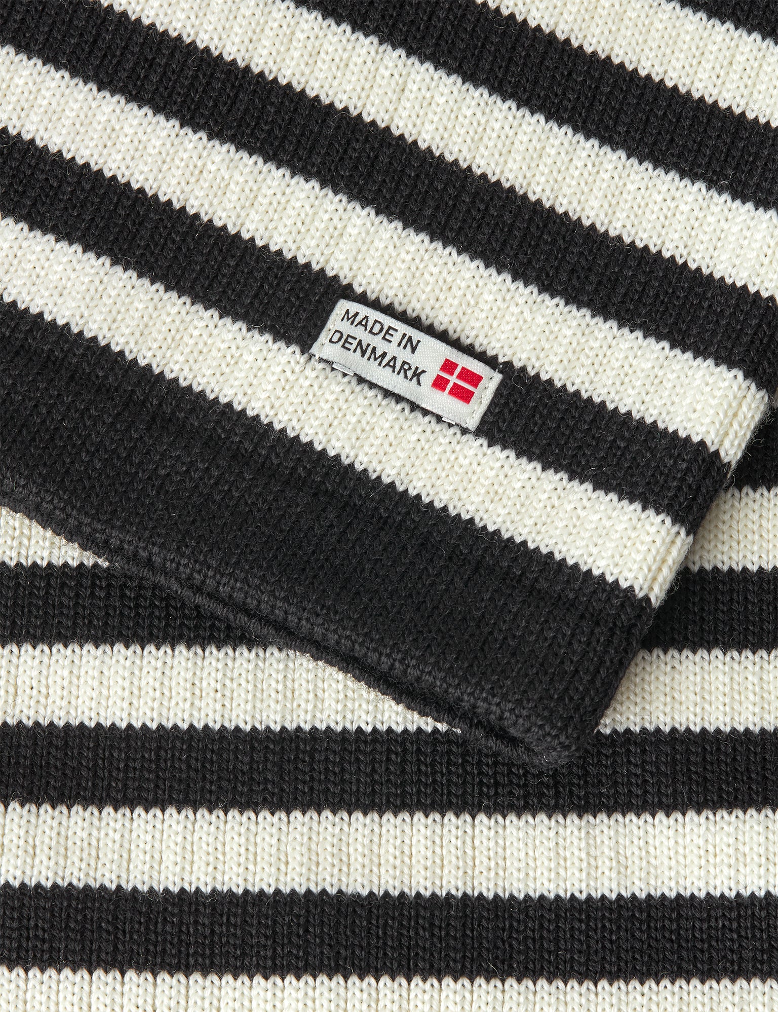 Sailor Wool Cass Sweater, Black / White Alyssum - Image 2
