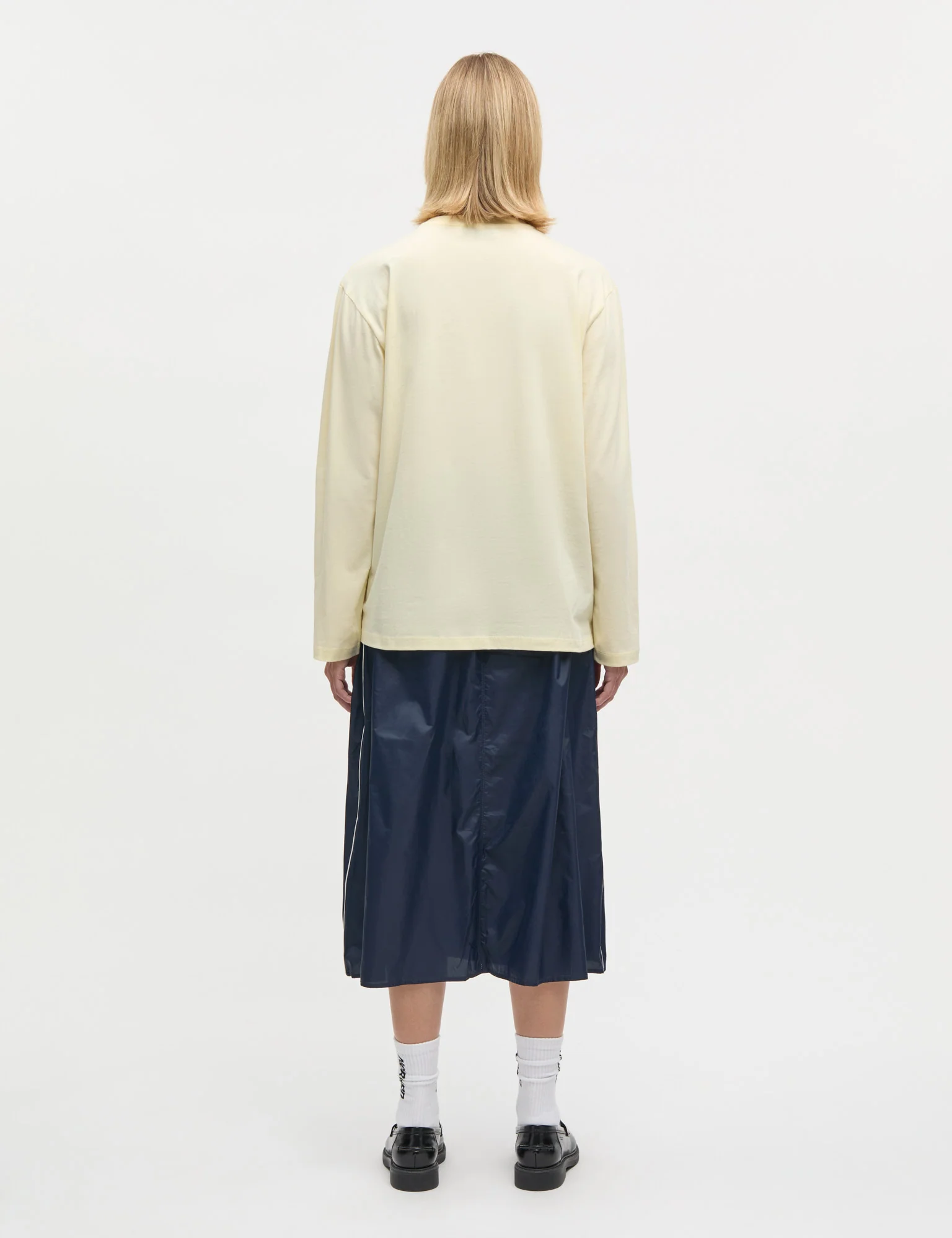 Single Cotton Jerry Tee LS, Almond Oil - Image 4