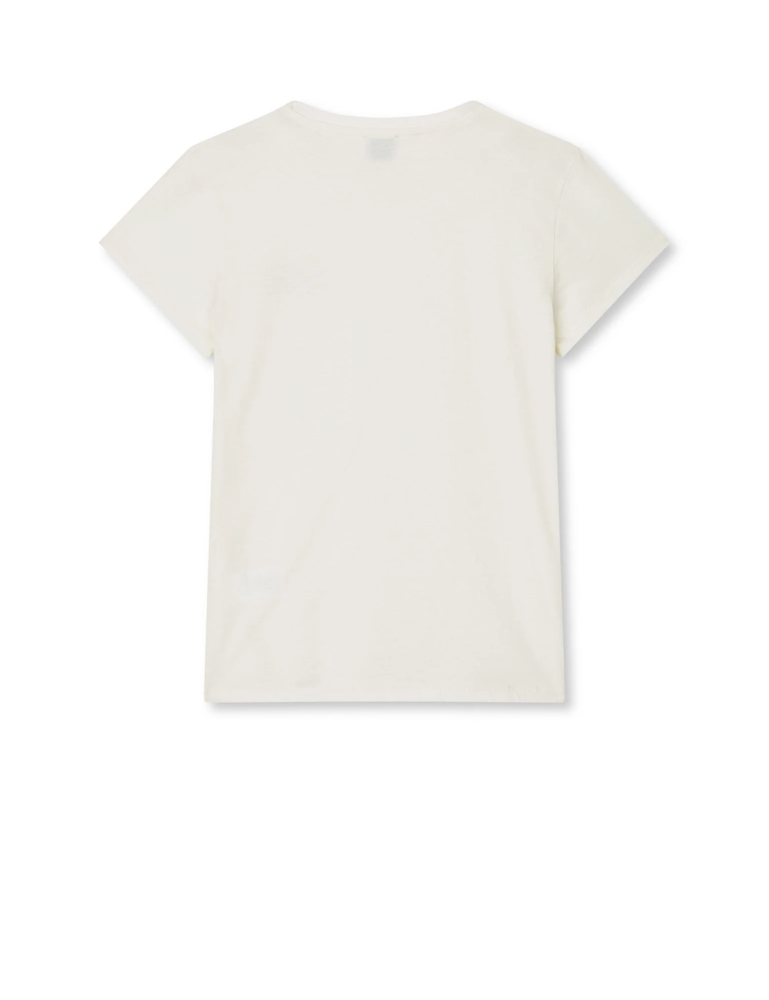 Single Cotton Tuvina mini mirror Tee, Vanilla Ice - Image 2