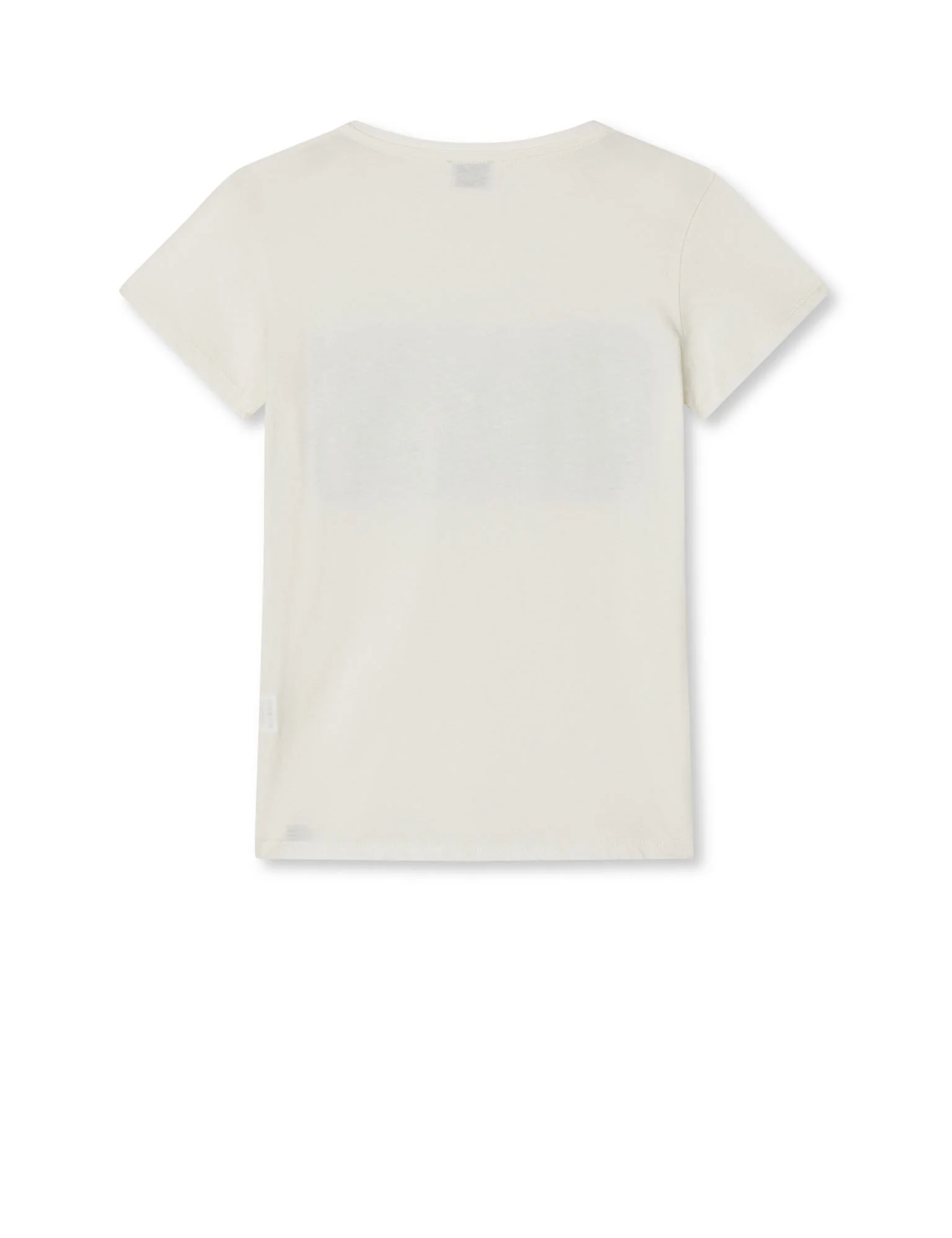 Single Cotton Tuvina Tee, Vanilla Ice - Image 3