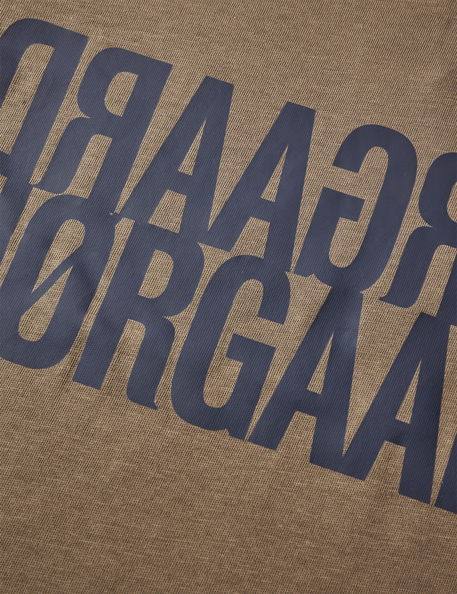 Single Cotton Tuvina Tee, Walnut - Image 3