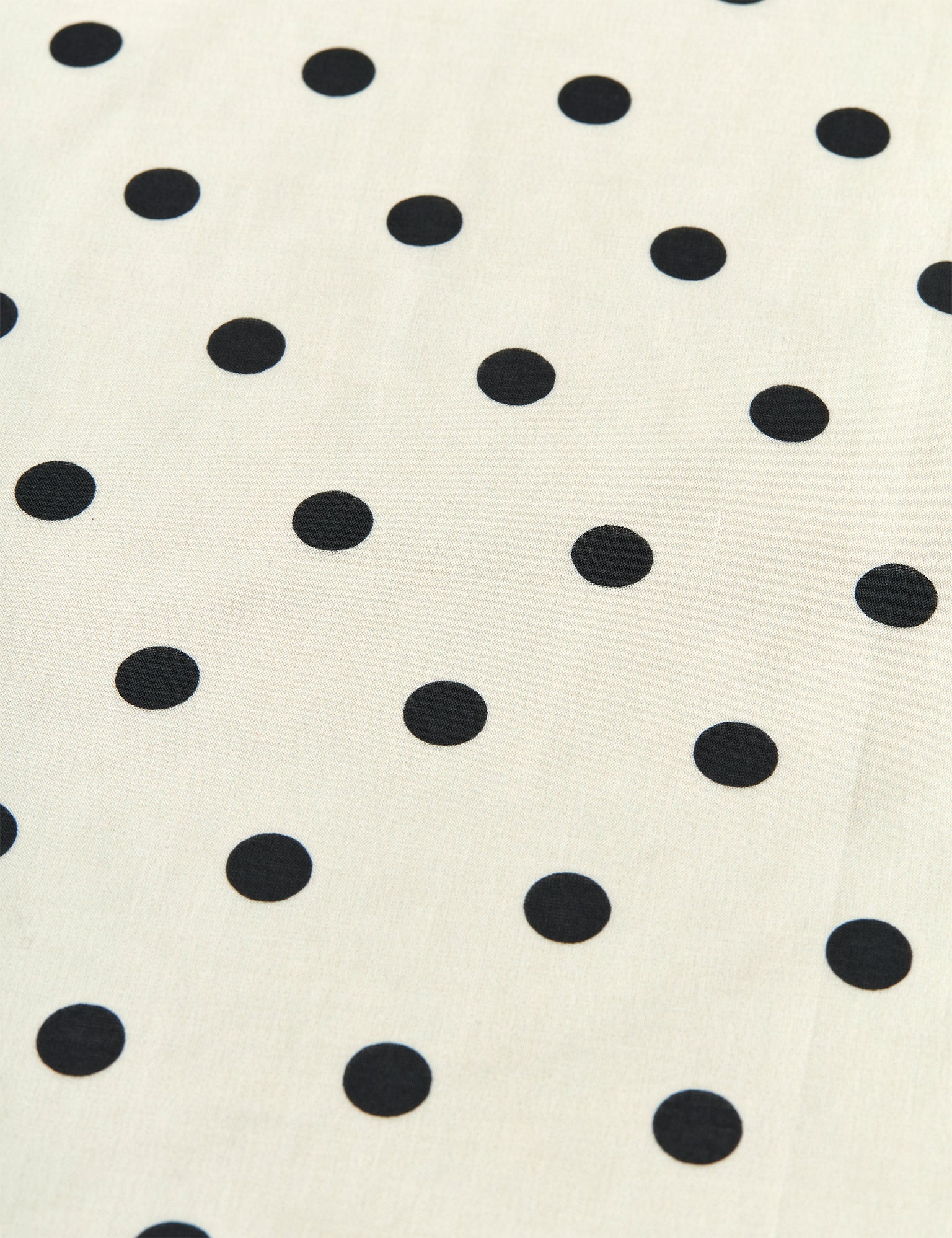 Soft Cotton Self Dot Scarf, Dot AOP/Black - Image 4