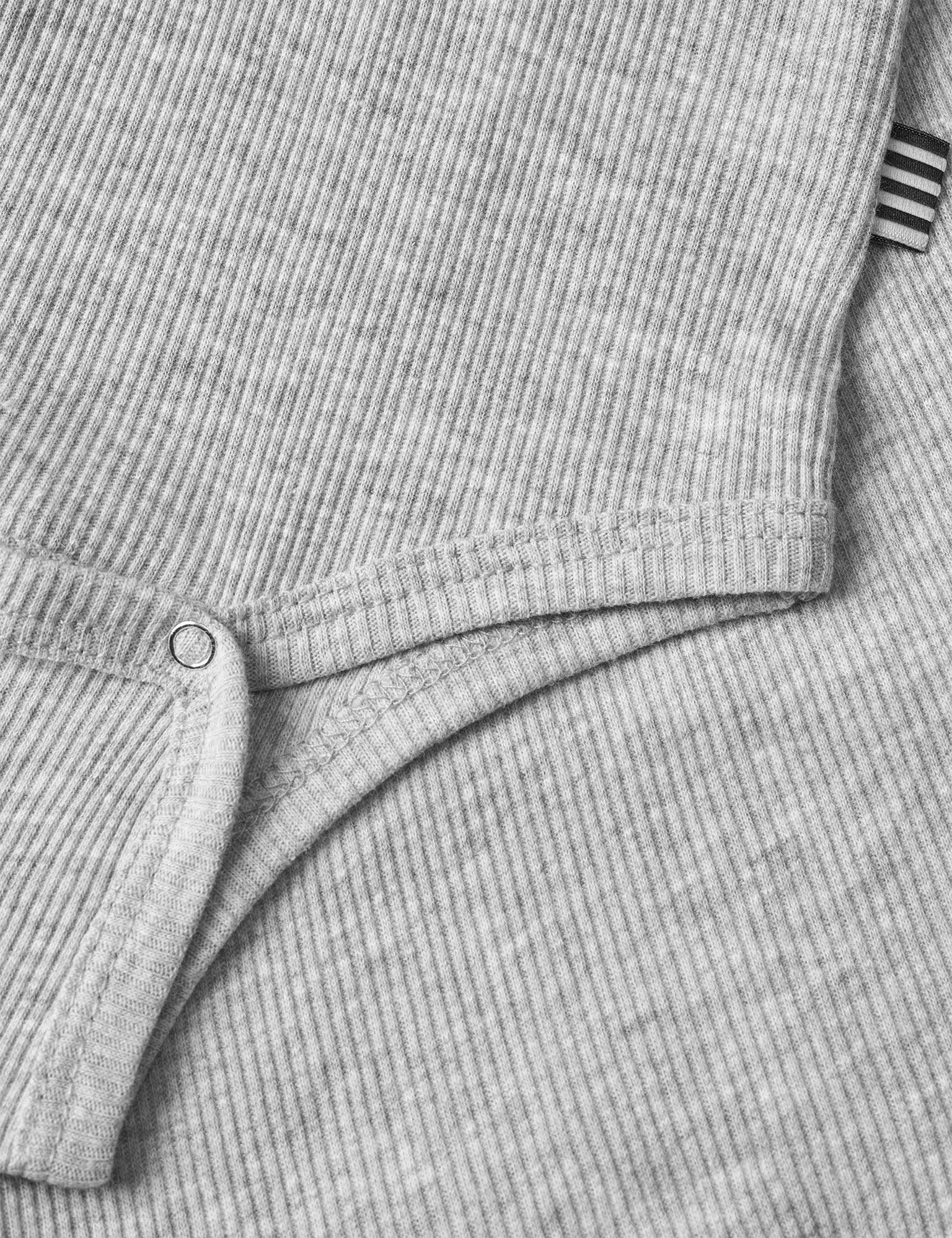 Soft Solid Rib Body, Grey Melange - Image 3