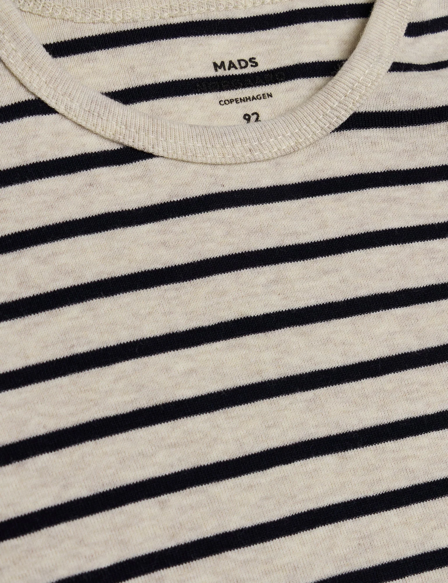 Soft Striped Rib Body, Navy/ Nature Mel - Image 3