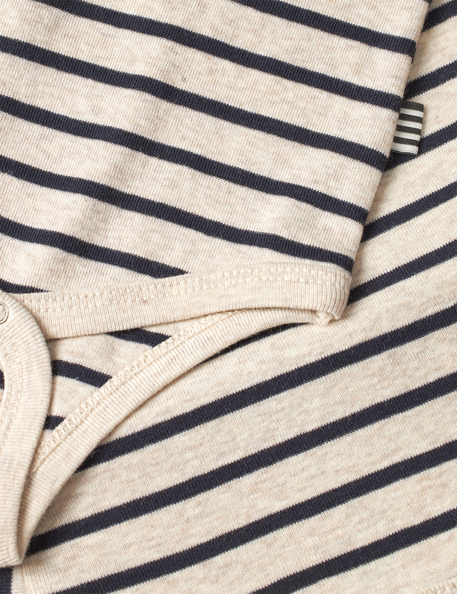 Soft Striped Rib Body, Navy/ Nature Mel - Image 4