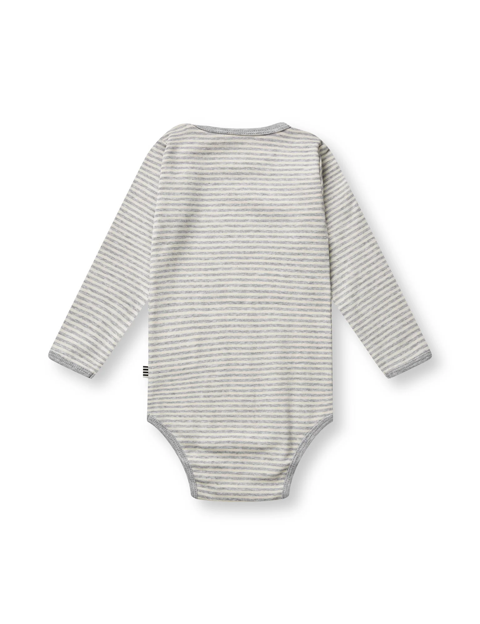 Soft Striped Rib Body, Off White / Grey Mel - Image 2