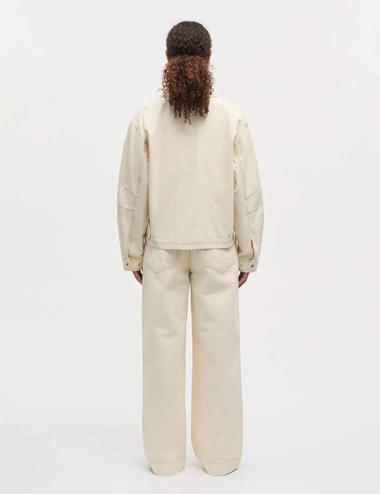 Soil Denim Solar Jacket, Almond Oil - Image 4