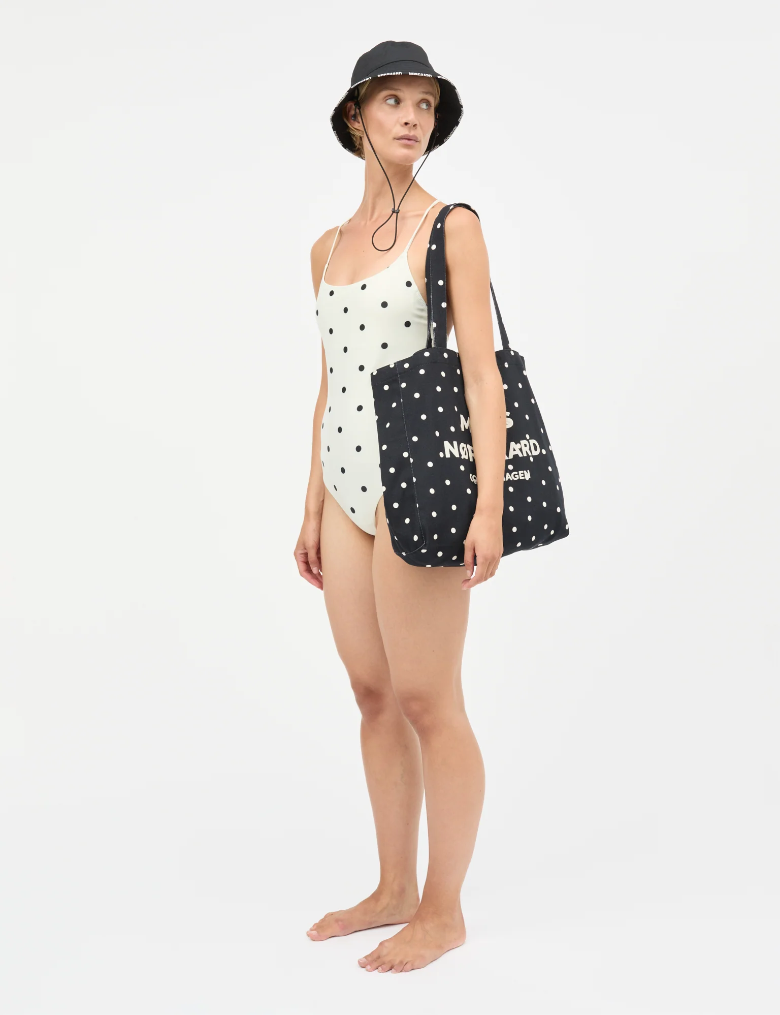 Splash Salena Swimsuit, Dot AOP/Black