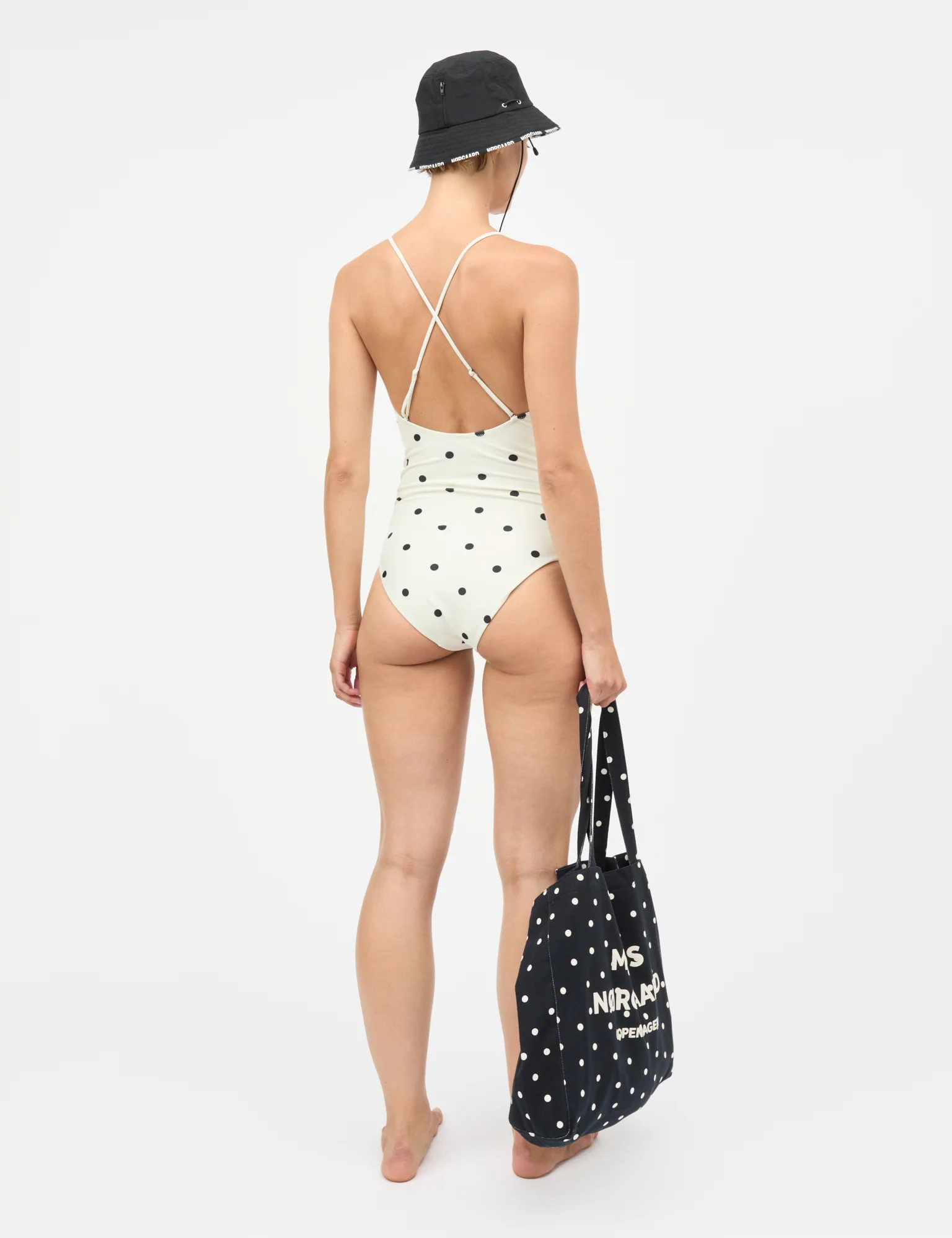 Splash Salena Swimsuit, Dot AOP/Black - Image 4
