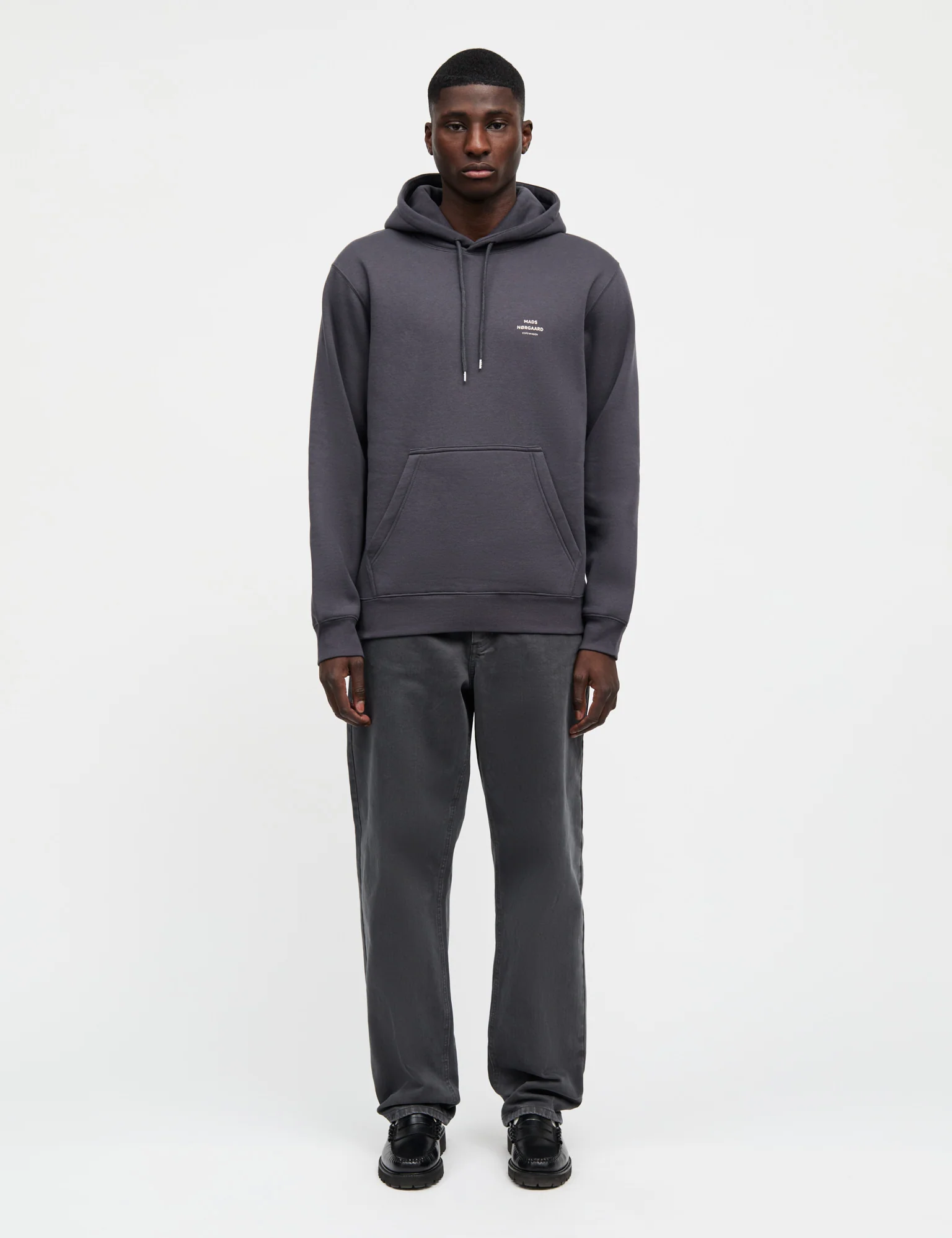 Standard Hoodie Logo Sweat, Asphalt - Image 2