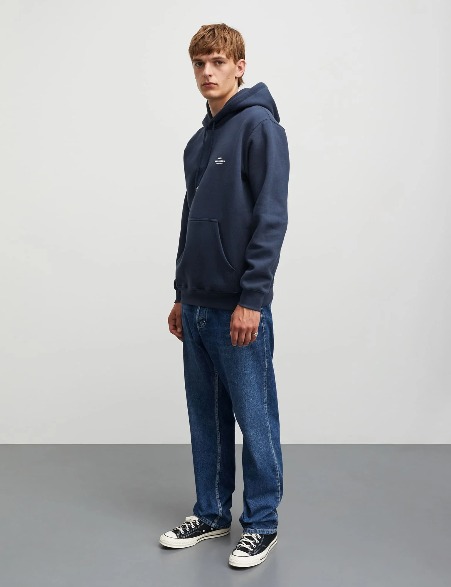 Standard Hoodie Logo Sweat, Parisian Night - Image 2