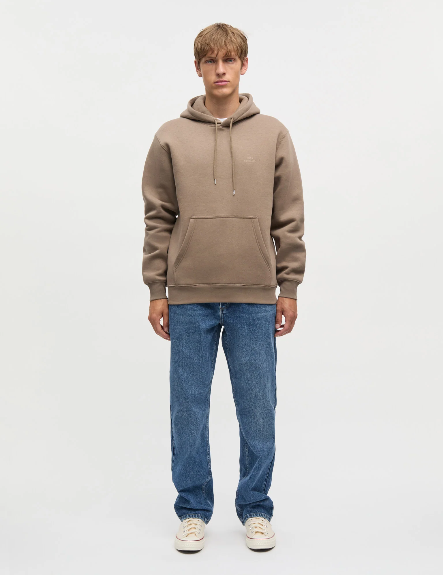 Standard Hoodie Logo Sweat, Walnut