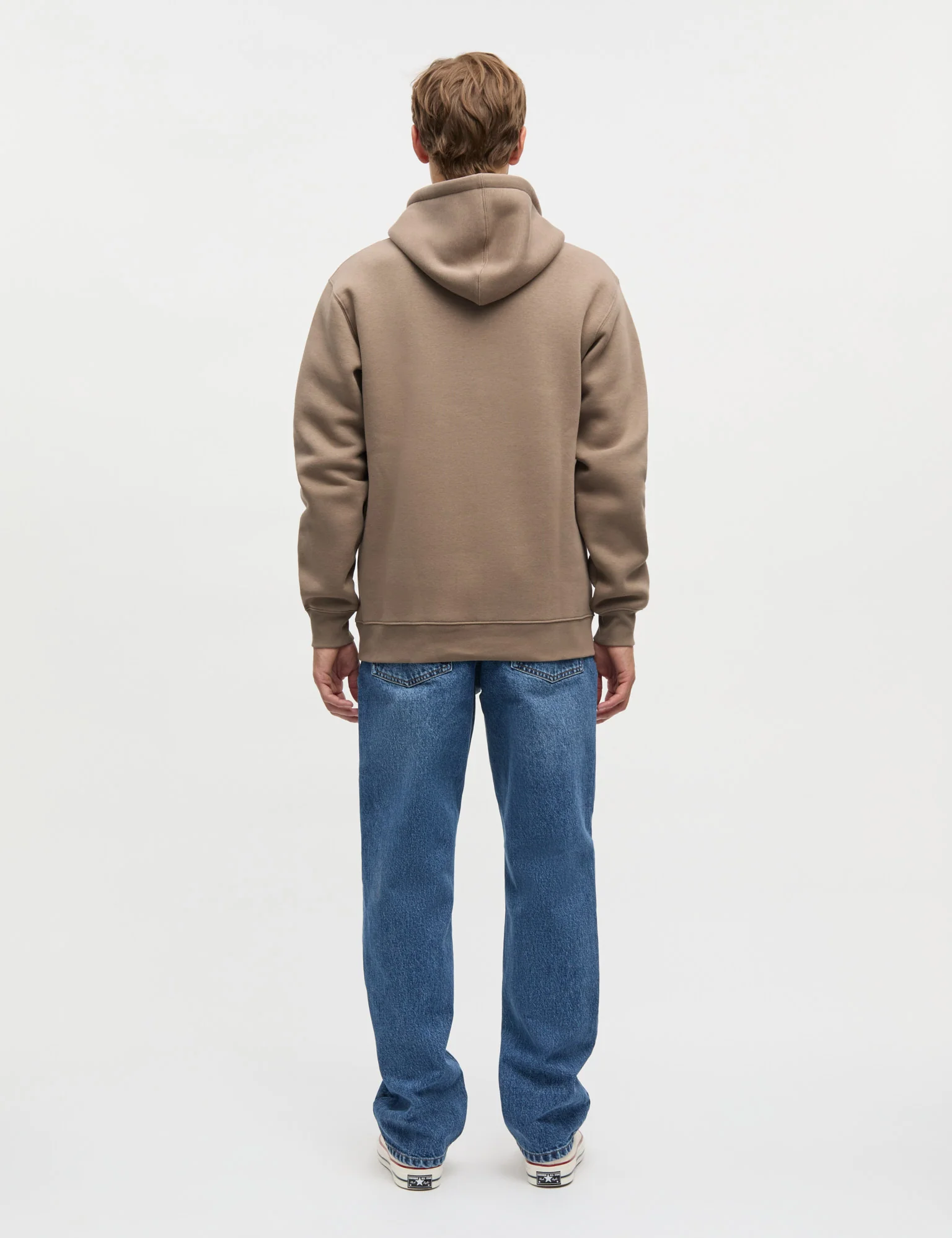 Standard Hoodie Logo Sweat, Walnut - Image 4