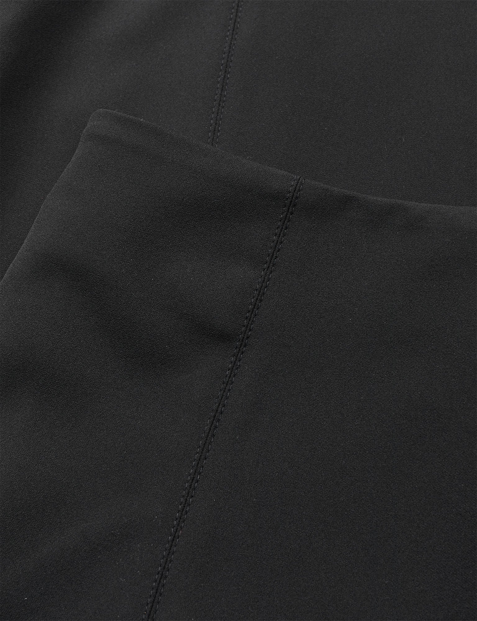 Stretchy Nylon Lyne Pants, Black - Image 2