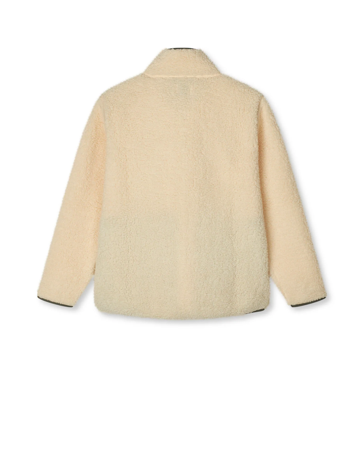 Teddy Fleece Jeffo Jacket, Vanilla Custard - Image 3