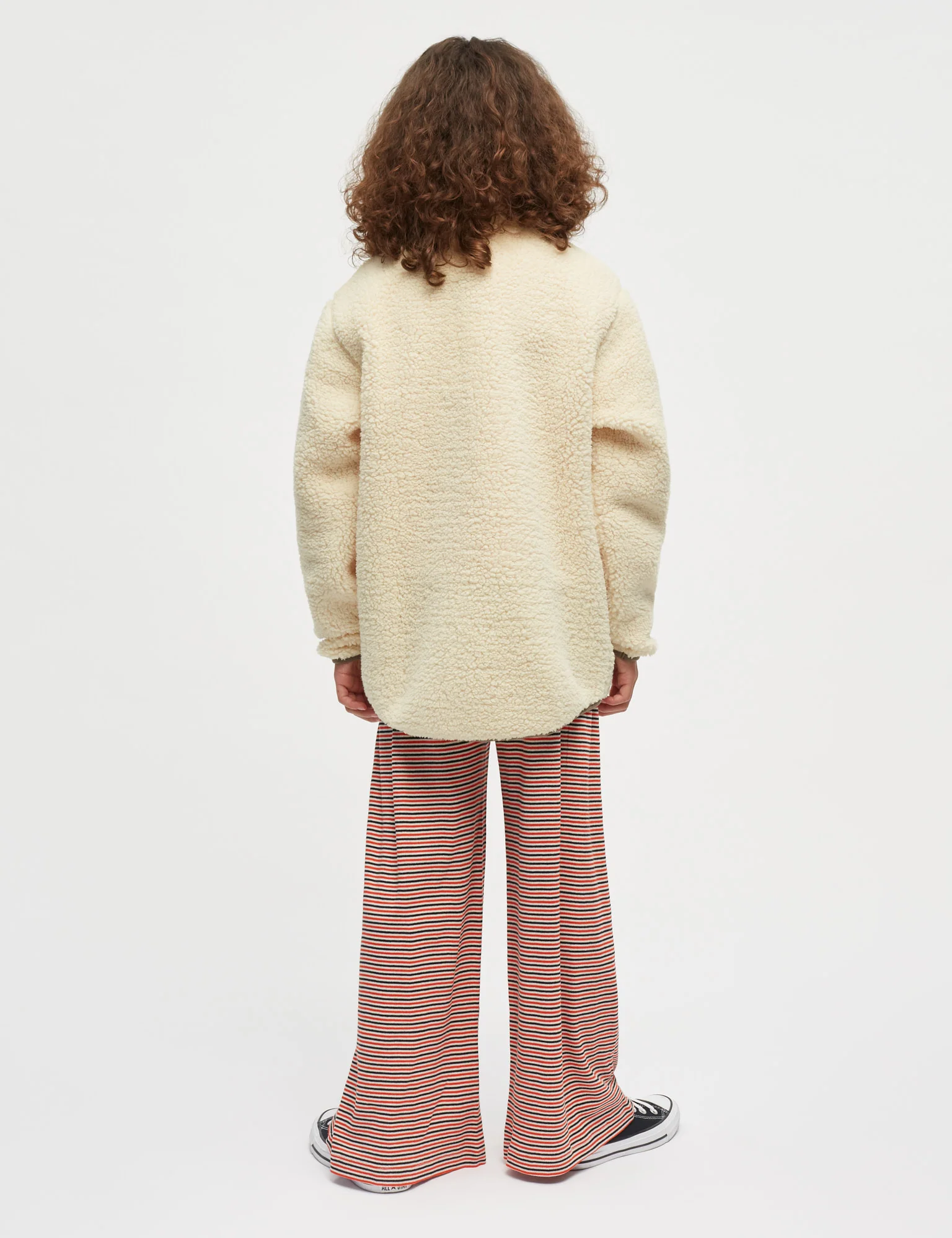Teddy Fleece Jeffo Jacket, Vanilla Custard - Image 5