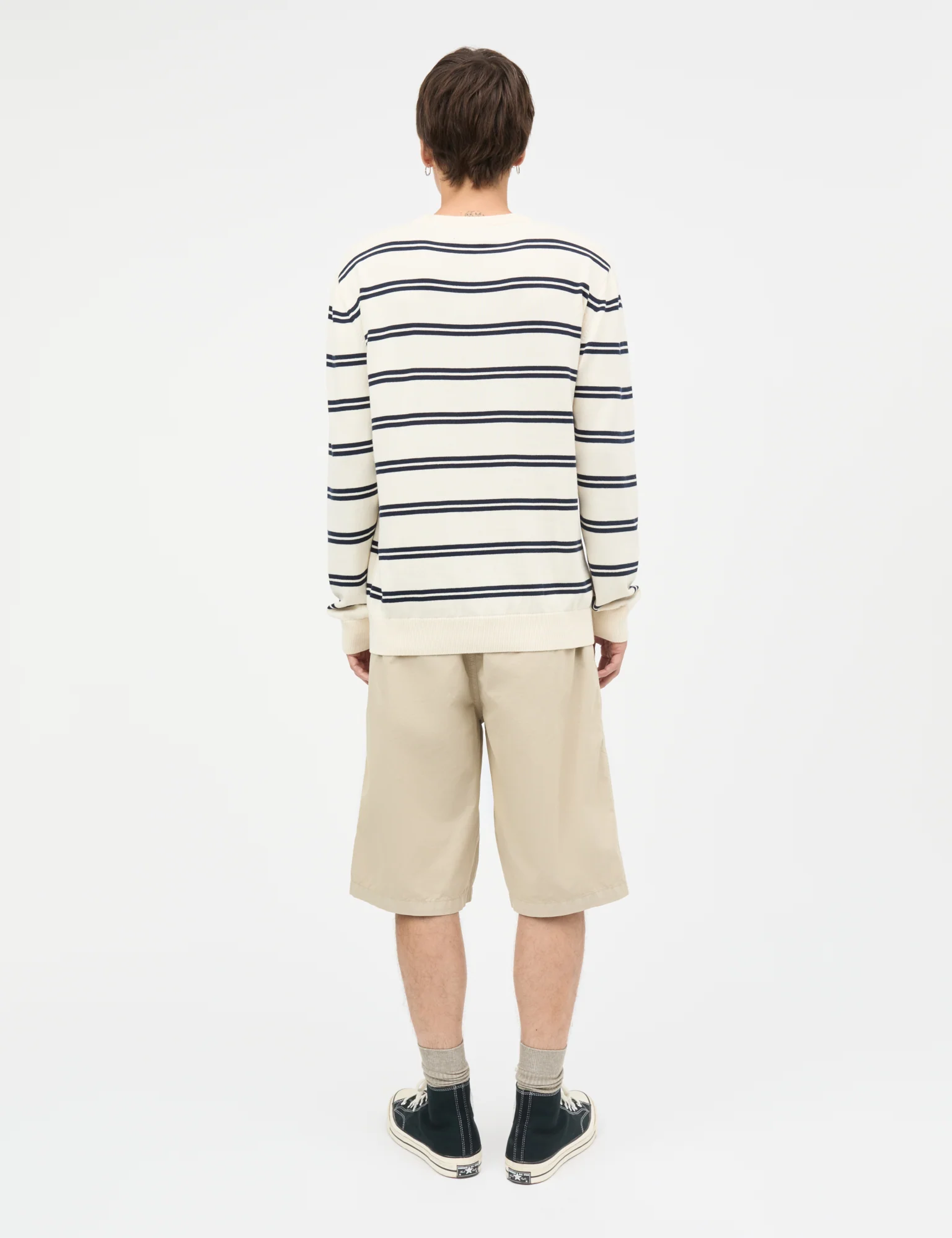 Tight Cotton Karsten Knit ST., Vanilla Ice/Sky Captain - Image 4