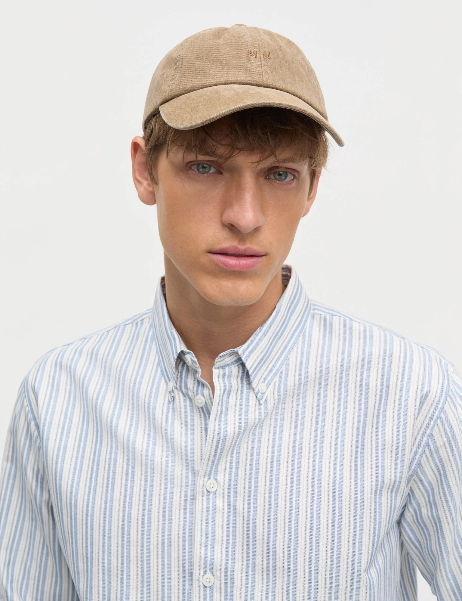 Washed Cotton Twill Coal Cap, Walnut - Image 2