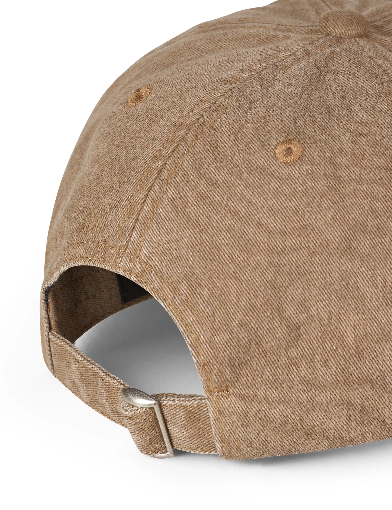 Washed Cotton Twill Coal Cap, Walnut - Image 3
