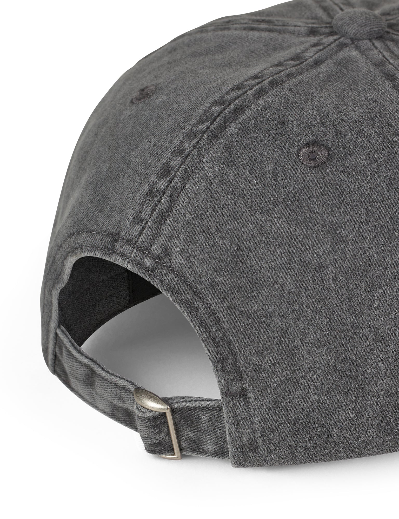 Washed Cotton Twill Coal Cap, Washed Black - Image 3