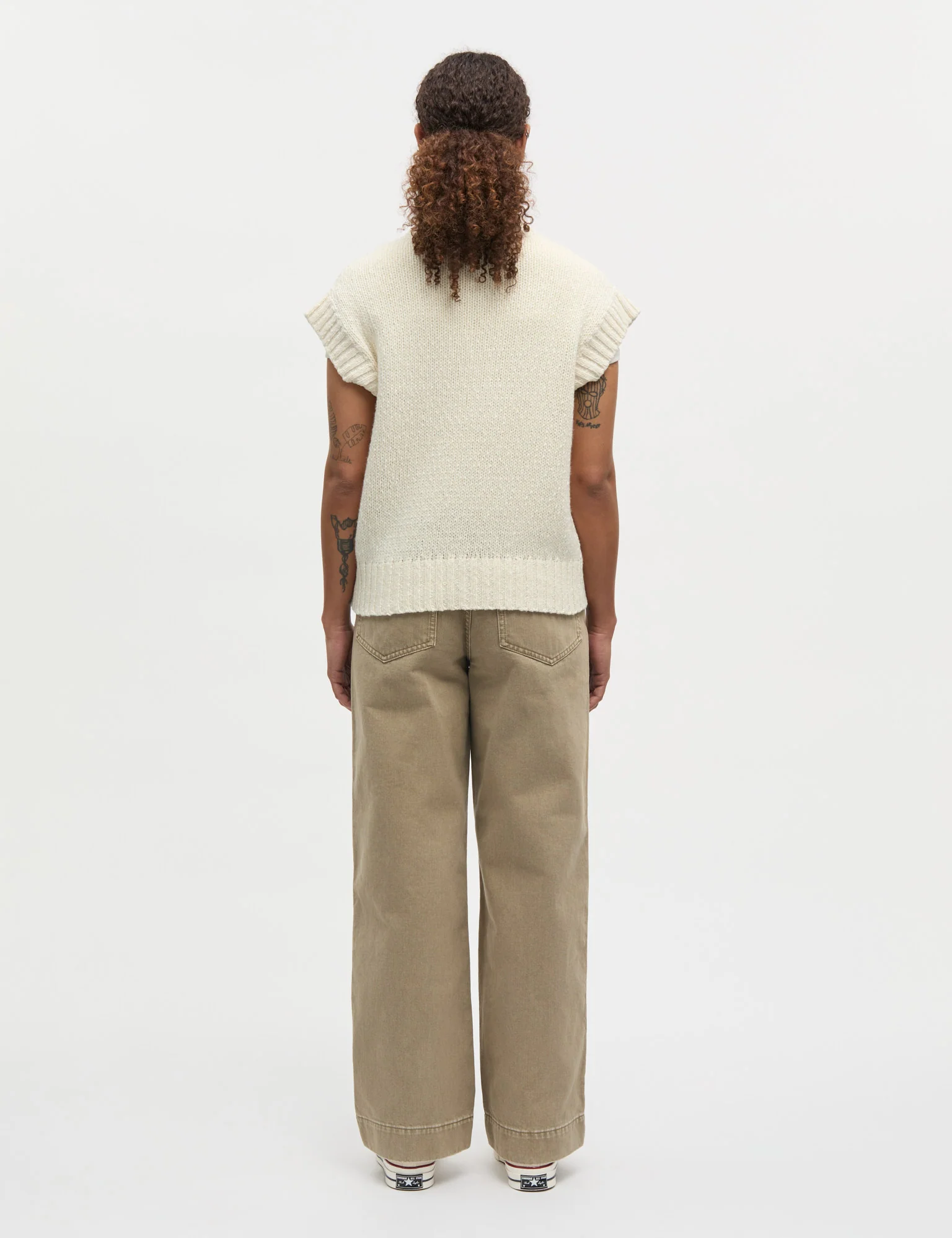 Woolin Elin Vest, Almond Oil - Image 4
